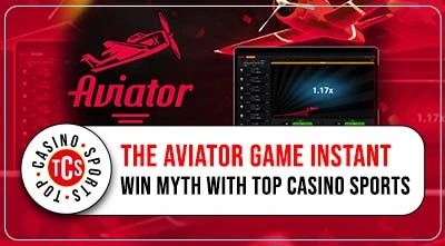 Aviator Game at Top Casino Sports Banner